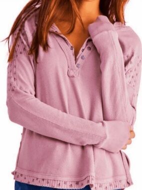 Like New Free People Heart to Heart Henley Top